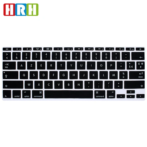 French Layout Keyboard Protector custom silicone keyboard cover Skin For Macbook Air 11