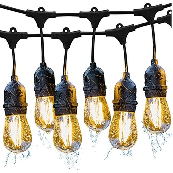 Holiday Lighting 10m Light Chain with Globe Bulbs Outdoor LED String Lights