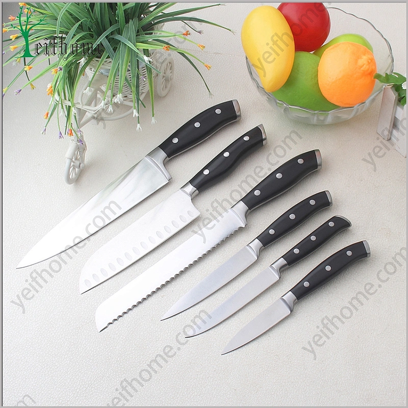 5 Piece kitchen knife block set kitchen knife sets