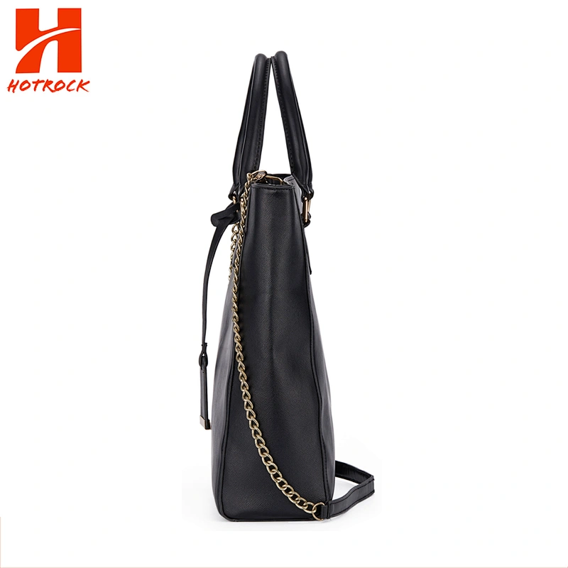 China supplier bulk buy colourful classical design women handbags with metal chain