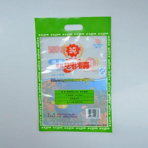 hdepe plastic poly vacuum e bag with plastic handle