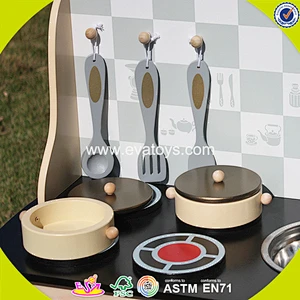 wholesale role play funny wooden toy stove for children W10C170