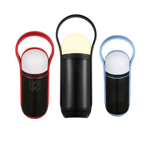 motorcycle speaker box smart waterproof shower DJ bass music active boombox speaker TWS bt portable wireless speaker with lamp