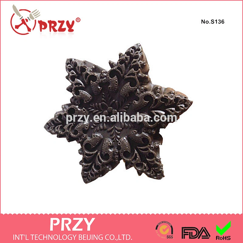 PR 136 Handmade christmas snowflake soap molds