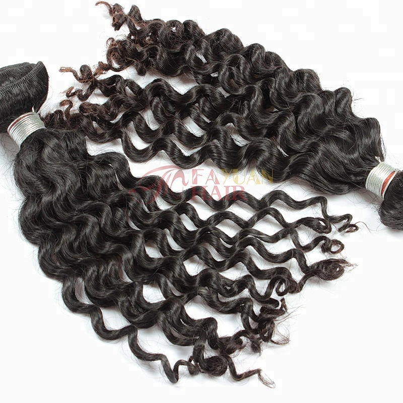 Trade Assurance!!! Fayuan Top Quality Unprocessed Brazilian Virgin Human Hair Weave Loose Curly