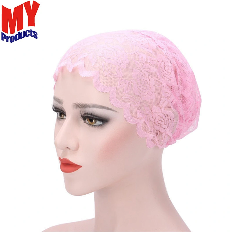lace hijab fashion muslim women hat muslim caps for women