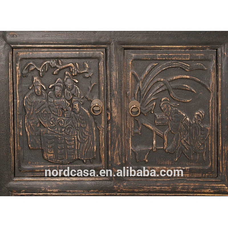 Chinese Antique Handmade carved console altar table