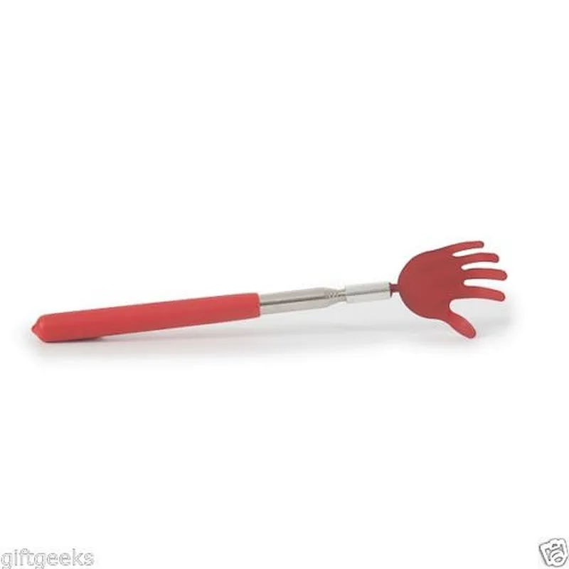 Good quality!!! Handheld Adjustable Colorful Hand Shape Non-slip Handle Back Scratcher