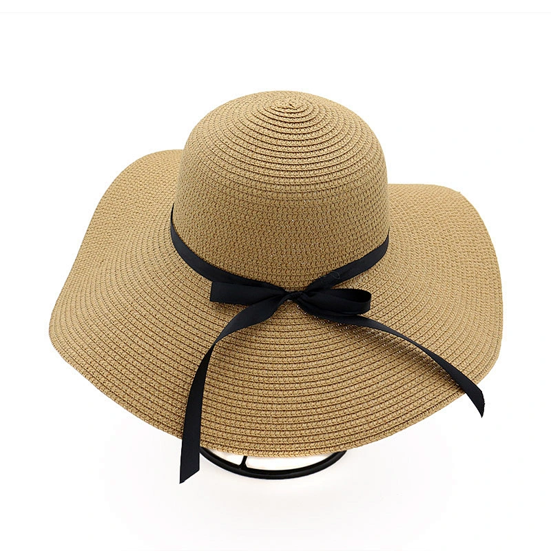 Summer Beach Floppy Wide Brim Straw Sun Hat