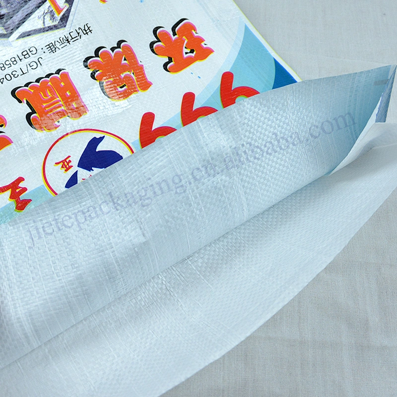 Moisture proof white plastic bopp laminated cement packaging bag/sacks 50*80cm for wall putty powder