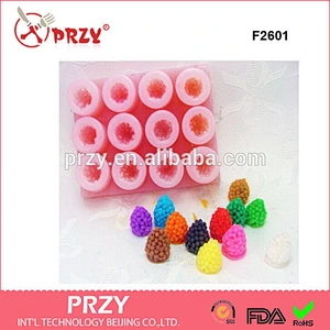 F2601 mulberry fondant silicone mold/ wholesale silicone mold