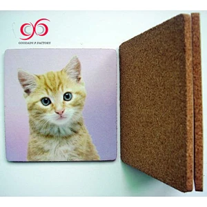 Well-designed & Best selling wood drink coasters / colorful felt drink coasters / waterproofing square wooden coasters