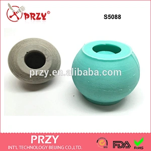 S5088 Sphere Planter Mold - Silicone - Geometric Mold - Cast Concrete-Resin-Wax-Soap