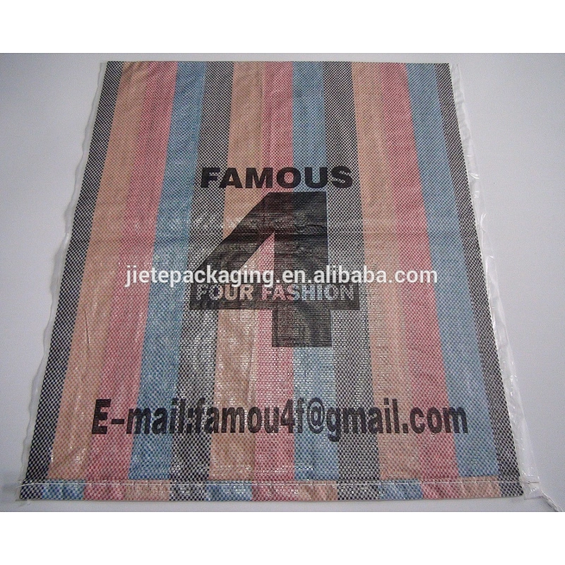 Cheap plastic laminated pp woven shopping bag with D handle