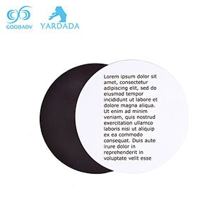 Supply letter educational circular fridge magnet,custom coated paper fridge magnet