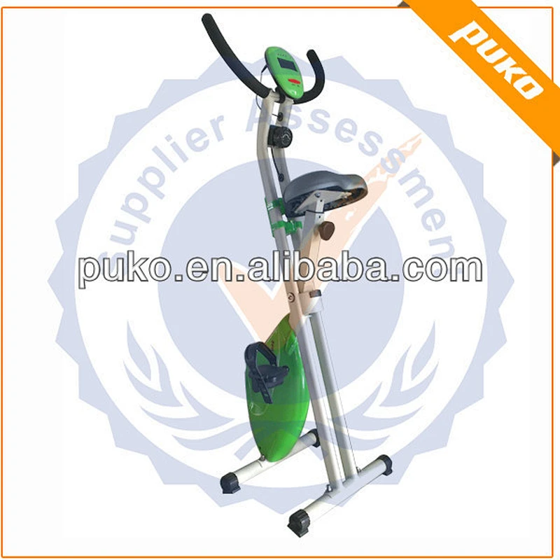 Green color silent exercise cyclette