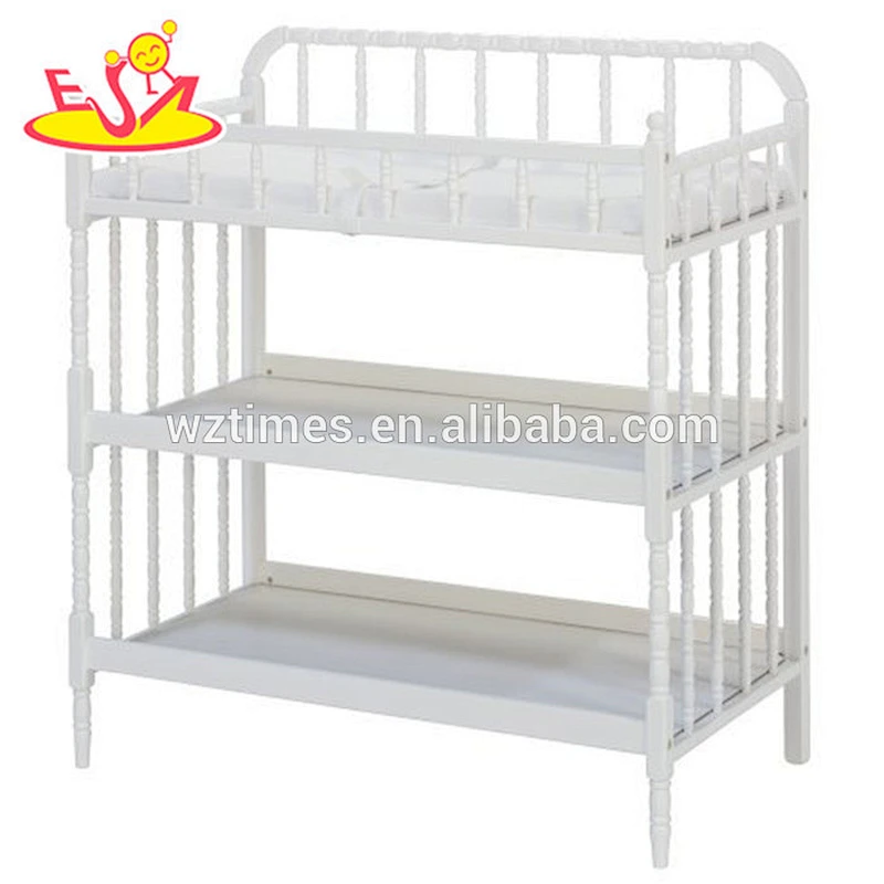 2018 Best sale safety wooden baby changing station with hihg quality W08C116A