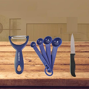 wholesale durable pp handle scissor  vegetable peeler potato peeler  fruit knife kitchen tong measuring spoon for home used