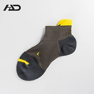 men's black free terry running socks wholesale