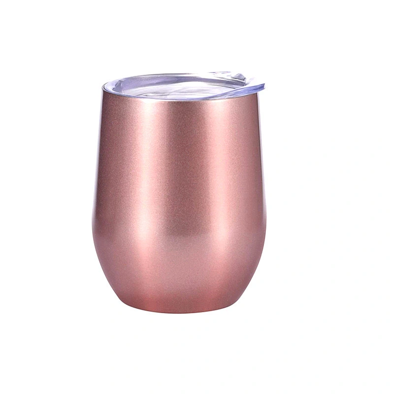 2019 Creative New Design Vacuum Cup 304 Stainless Steel Insulation Flask Customized Logo Egg Shape Double Wall Cup