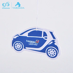 indoor decorative cardboard car decoration unique size aromatic car air freshener