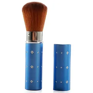 Personalized custom cosmetic brushes professional portable makeup retractable blush powder concealer brush
