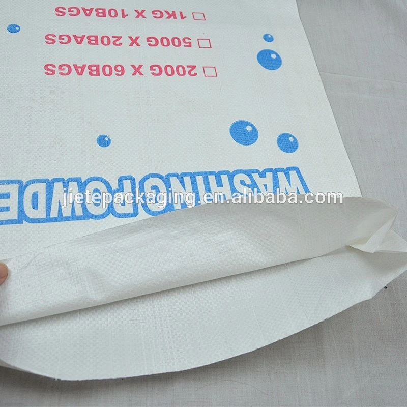 Big volume clothes washing powder pp woven big bags packaging detergent powder