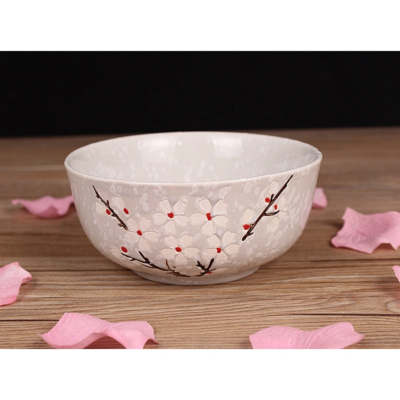 Wholesale Cheap Price Tableware 2019 New Ceramic Bowl Porcelain Rice Bowl