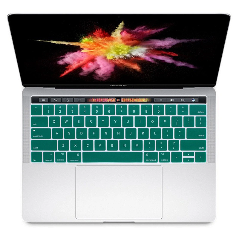Cream Color Silicone Keyboard Covers Keypad Skins Protector For Mac book Pro 13