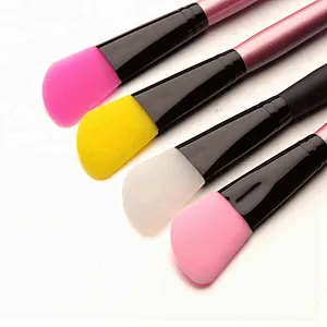 Custom Coloful Facial Mud Mask Flat Silicone Makeup Brush Skin Face Care Cosmetic Applicator