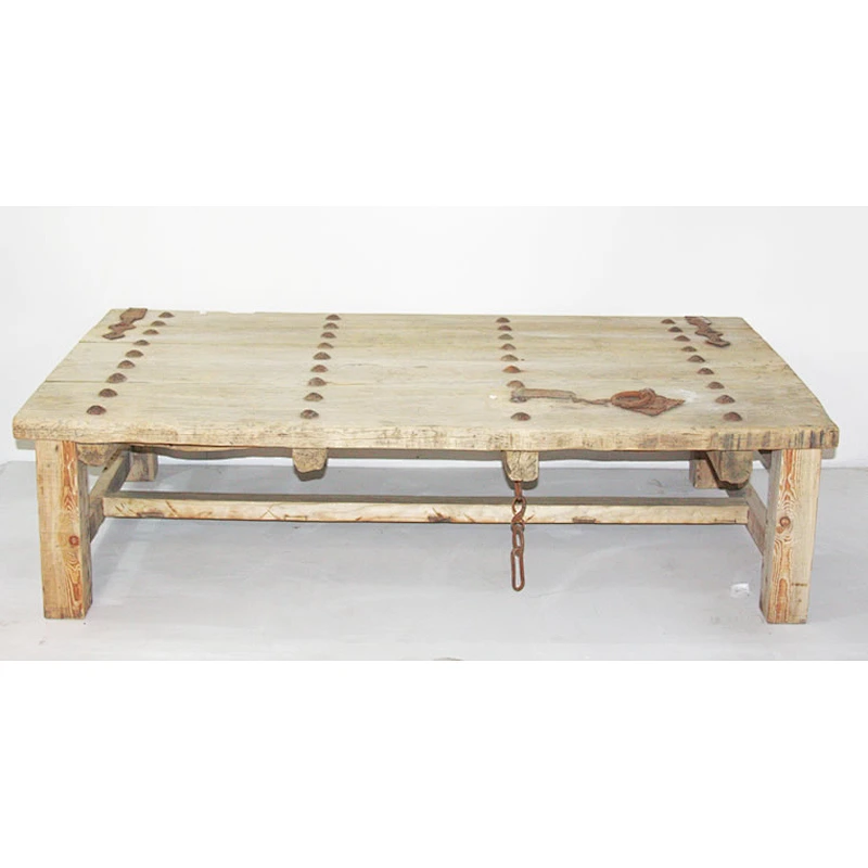 CS1Vintage,antique wooden rustic coffee table