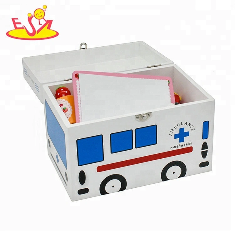 wholesale funny role play wooden toy medical kit for kids W10D117