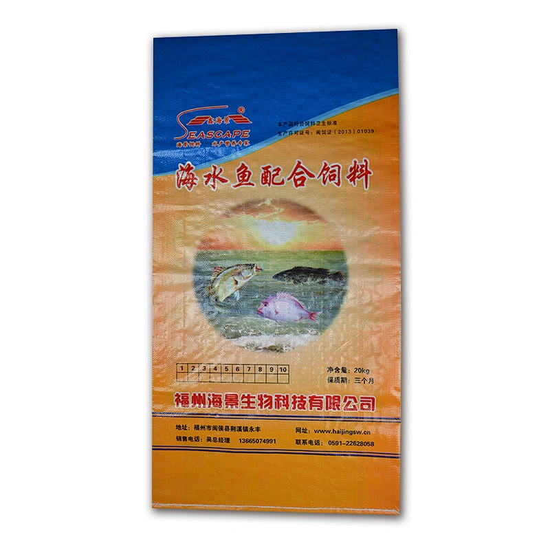 China manufacture 10kg 50kg pp woven feed bags