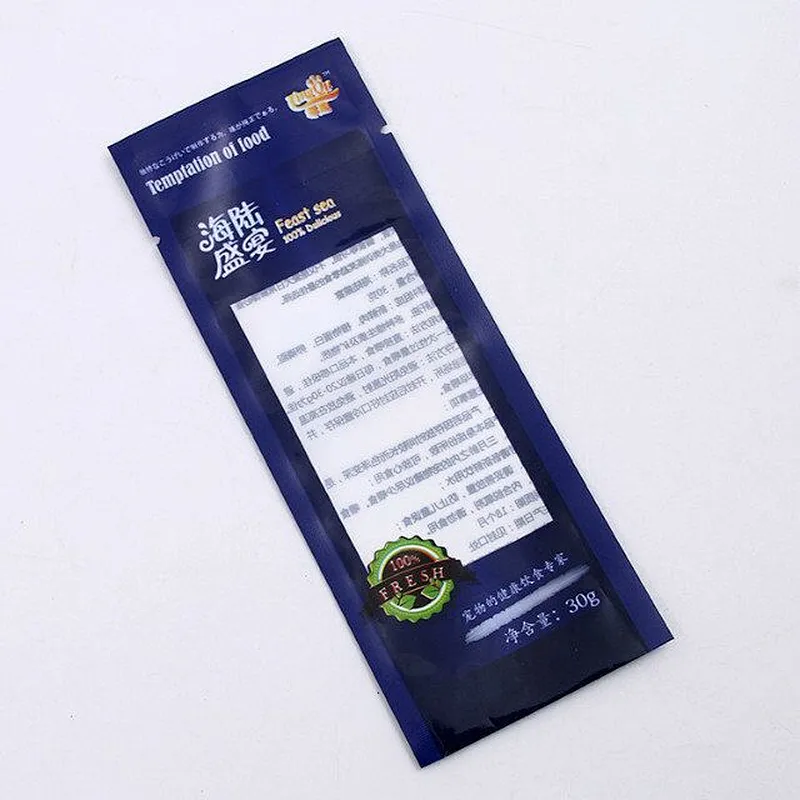 Custom wholesale PE printing plastic packaging bags for food