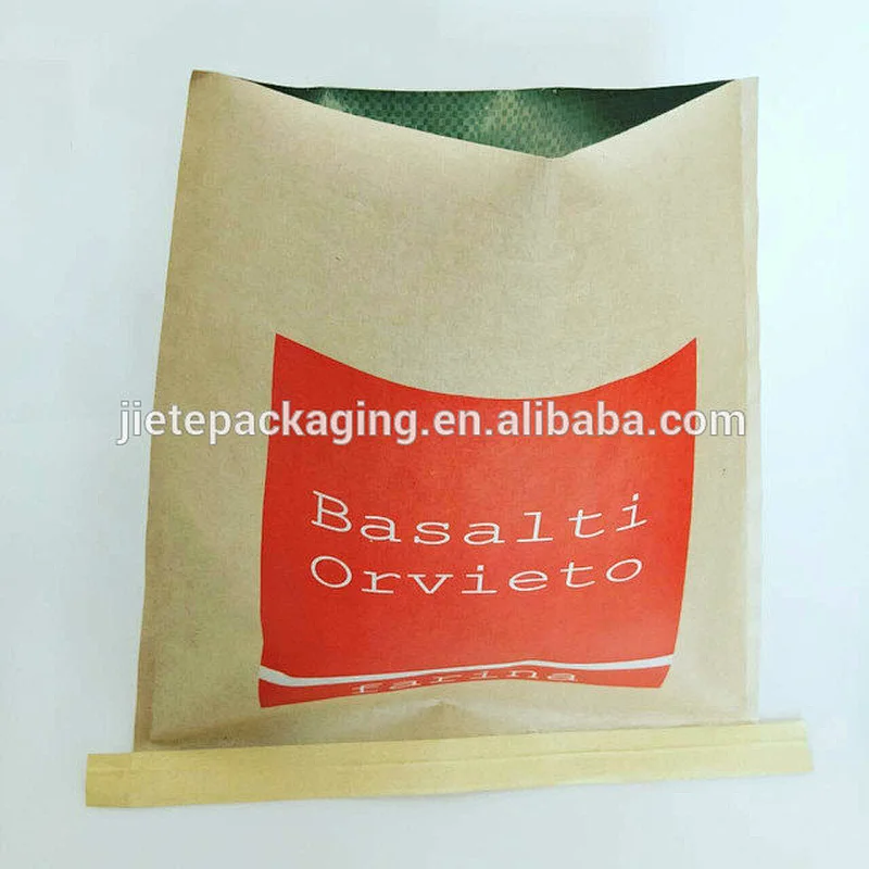 Guaranteed quality cheap and durable pouch paper plastic packaging bag for flour,starch