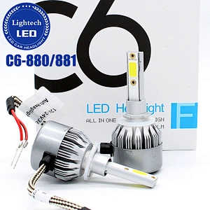 LIGHTECH C6 12v 36w 4800lm H13 880 Off Road Led Headlight