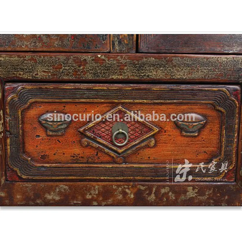Chinese antique reproduction furniture wholesale carving clothes closet bedroom wardrobes