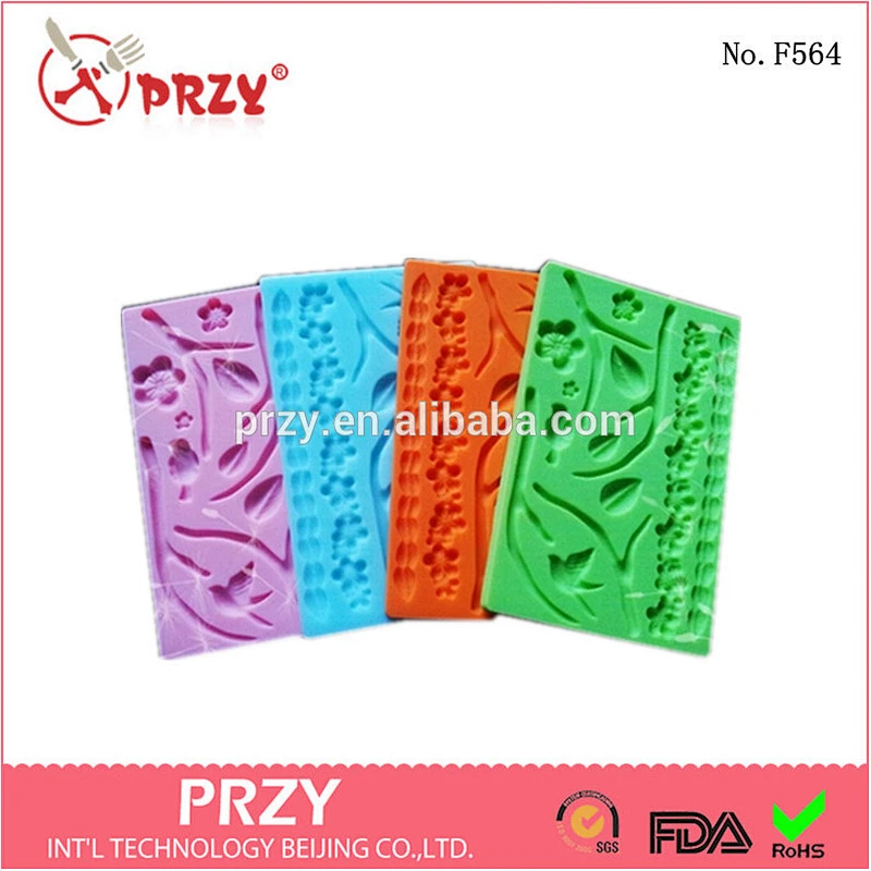 2015 przy wholesale decorative fondant silicone mat for cake