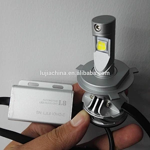 newest Lujia auto parts 60W led kit 4300K 6000K XHP70 7000lm L8 H4 led headlight kit PK V8 L4X LED