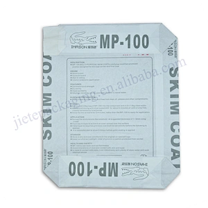 Wholesale Multi-layer kraft paper block bottom cement bag 25kg 50kg for packing gypsum powder mortar