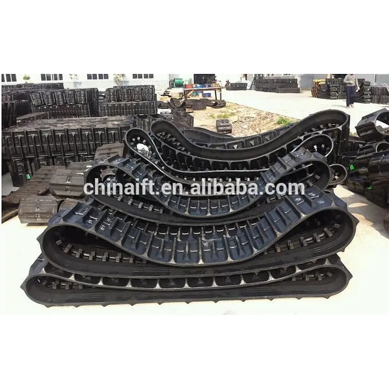 excavator undercarriage rubber track 180x72x34