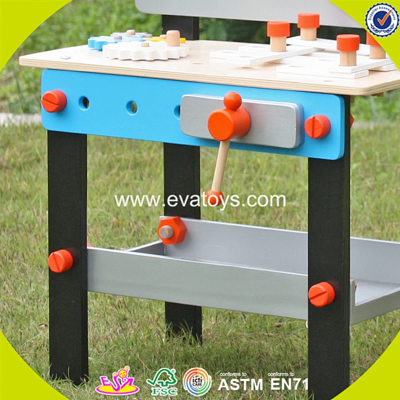 New design wooden tool table toy children wooden tool table toy for education W03D070