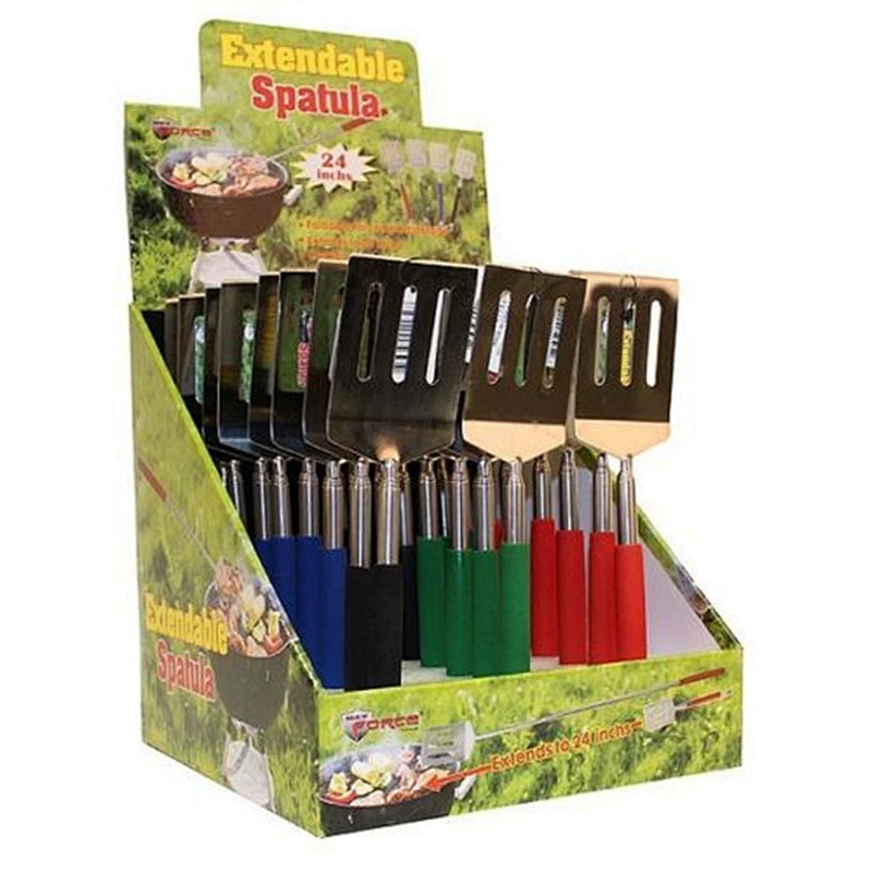 Stainless steel Retractable Extendable barbecue wire mesh Spatula