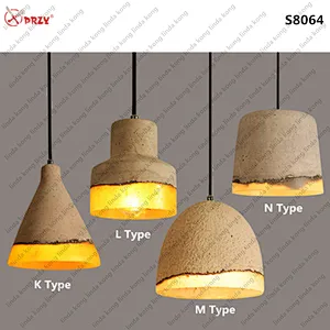 PRZY Retro industrial Mould cement Bar Pendant Lights mold Silicone Coffee Chandeliers Molds