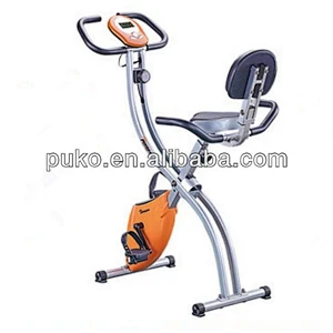 Home use Folding Magnetic Exercise Bike X-Bike with back seat