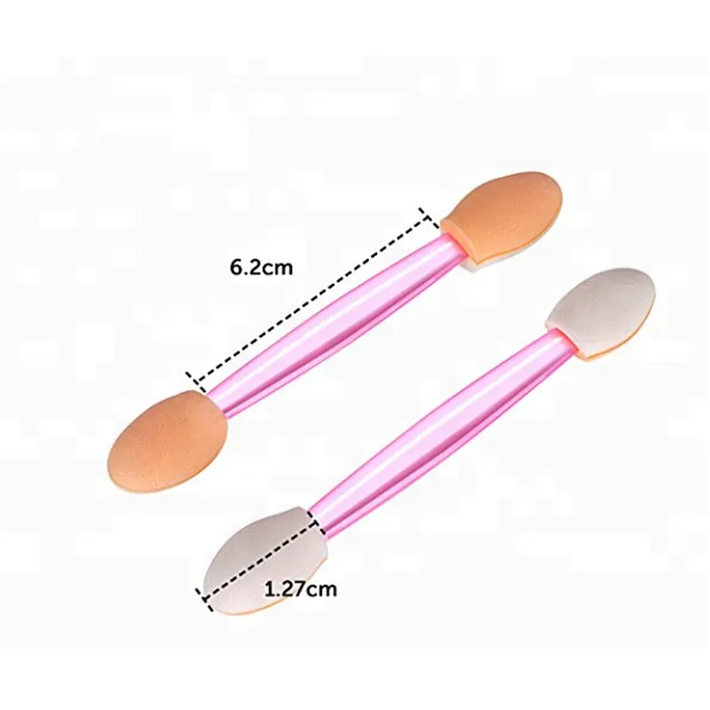 Double-Ended Makeup Eyeshadow Brush Applicator Set