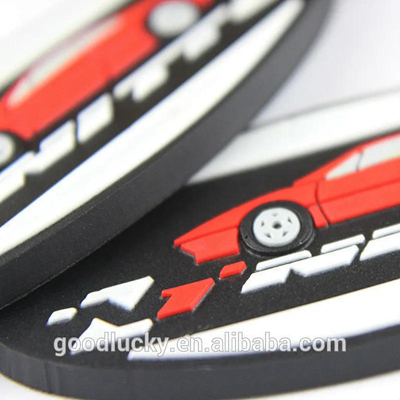 wholesale rubber keychains custom with 2/3D