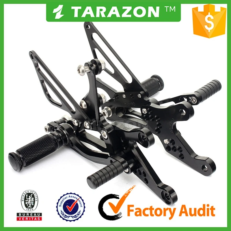 CNC Milling Adjustable Motorcycle rear sets for Yamaha R1