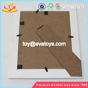 Wholesale cheap wooden big photo frame with custom W09A029