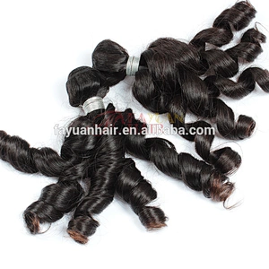 100% High Quality Virgin Raw Unprocessed Indian Temple Hair Spring Curl